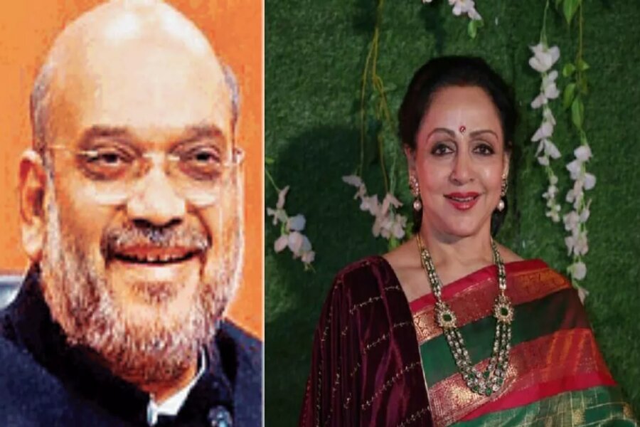 Home Minister Amit Shah himself came to promote Hema Malini in Mathura.