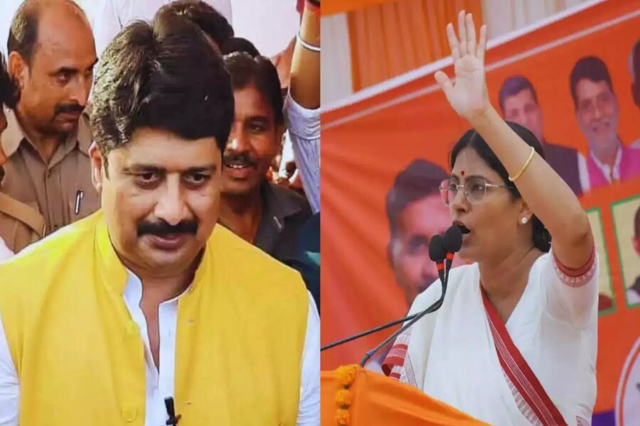 Anupriya made a befitting reply on Raja Bhaiya, said- 'Come to power through EVM...'