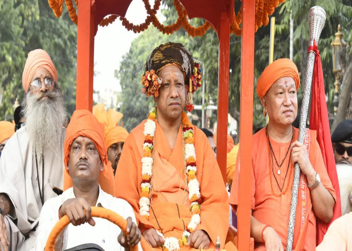 GKP NEWS: गोरखनाथ मंदिर से गोरक्षपीठाधीश्वर की शोभायात्रा में शामिल होंगे सीएम योगी