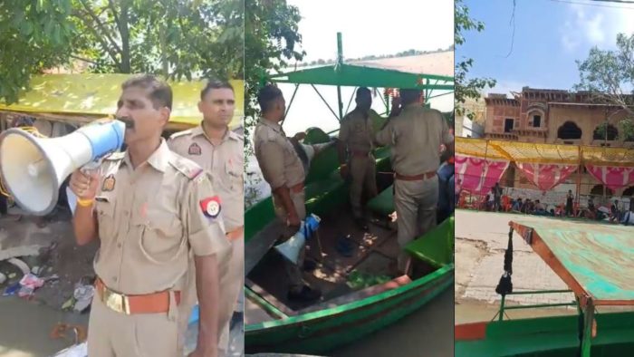 Mathura : यमुना का बढ़ने लगा जलस्तर, बढ़ा का खतरा