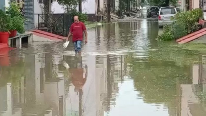 Moradabad : मुरादाबाद में बारिश से जलभराव, स्मार्ट सिटी की खुली पोल