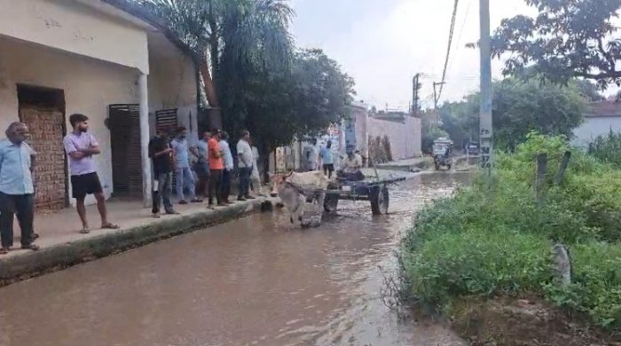 Bijnor : जलभराव की समस्या,ग्रामीणों की बड़ी मुश्किलें