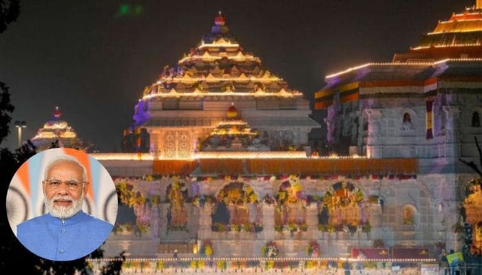 Ayodhya : राम मंदिर का निर्माण कार्य पूरा,पीएम मोदी करेंगे ध्वजारोहण