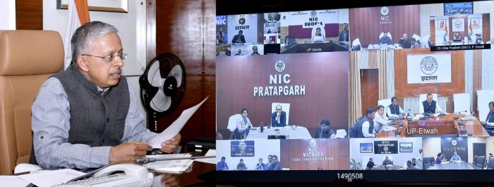 मुख्य सचिव एस.पी. गोयल की साप्ताहिक समीक्षा बैठक संपन्न... मंडलायुक्तों और जिलाधिकारियों को दिए सख्त निर्देश