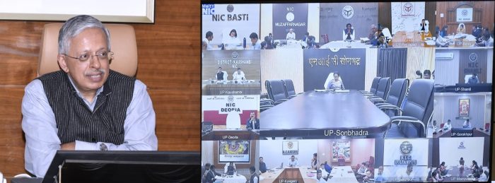 Lucknow: मुख्य सचिव एस.पी. गोयल की साप्ताहिक समीक्षा बैठक, अधिकारियों को ई-ऑफिस और विकास कार्यों में तेजी के सख्त निर्देश