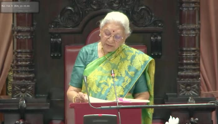 विधानसभा बजट सत्र का आगाज़...राज्यपाल के अभिभाषण के साथ शुरू हुआ सत्र, विपक्ष का जोरदार हंगामा