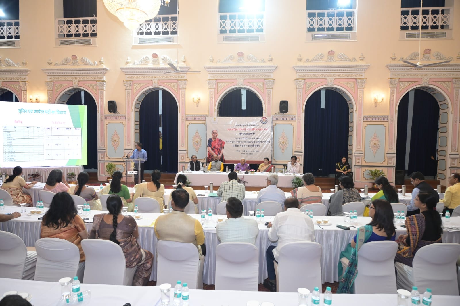 राज्यपाल आनंदीबेन पटेल की अध्यक्षता में समीक्षा बैठक, कॉलेजों की गुणवत्ता सुधार पर जोर