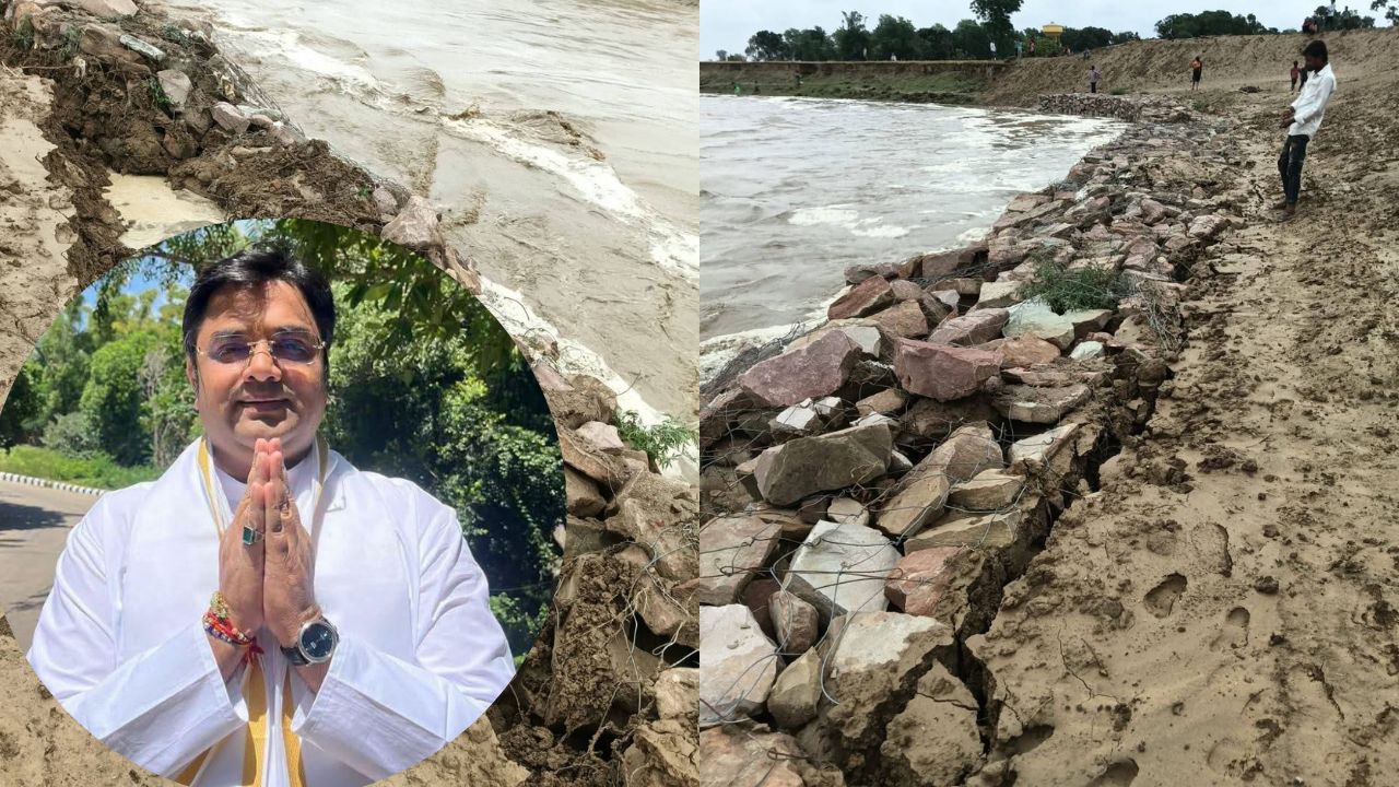 कटान रोधी कार्यों पर विधायक विनय वर्मा का प्रशासन पर हमला, डीएम से की जमीनी सत्यापन की मांग