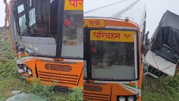 हाथरस में भीषण सड़क हादसा, दो रोडवेज बसें और मैक्स वाहन आपस में टकराए, एक दर्जन घायल
