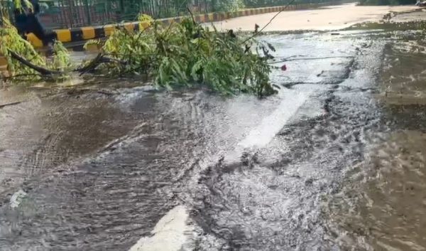 Water Wastage : इंदिरापुरम में सड़क के बीच बड़ा गड्ढा, 10 दिन से बह रहा पानी