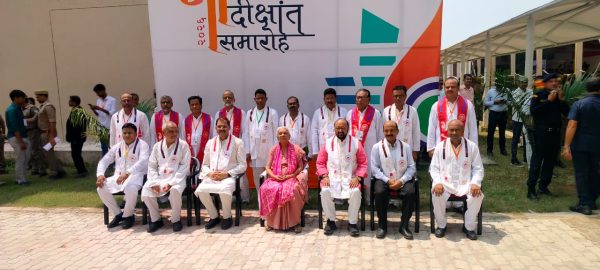 आजमगढ़ पहुंचीं राज्यपाल आनंदीबेन पटेल, महाराजा सुहेलदेव विश्वविद्यालय में हुआ भव्य स्वागत