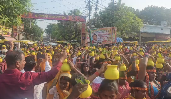 शोभायात्रा से विधायक राजेश त्रिपाठी ने दिखाई ताकत, बोले- यह शक्ति प्रदर्शन नहीं, सनातन यात्रा है