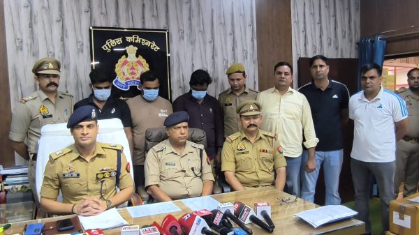 गौतमबुद्धनगर में कंपनी में चोरी करने वाले तीन आरोपी गिरफ्तार, 3 करोड़ का माल बरामद